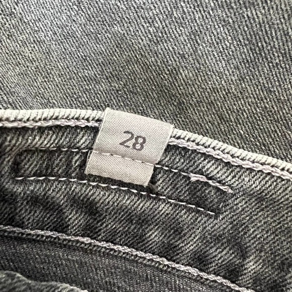 Citizens of Humanity Demy High Rise Cropped Flare Jeans in Date Night Pink Wave - Picture 10 of 12